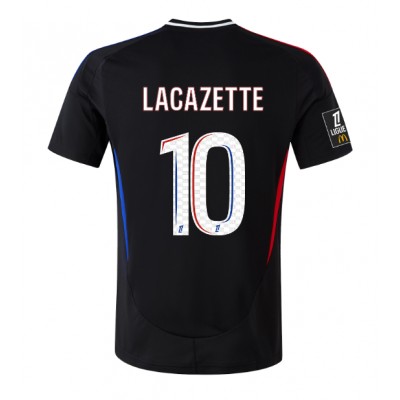 Fotbalové Dres Olympique Lyonnais Alexandre Lacazette #10 Venkovní 2024-25 Krátký Rukáv Fotbalové Dres Olympique Lyonnais Alexandre Lacazette #10 Venkovní 2024-25 Krátký Rukáv